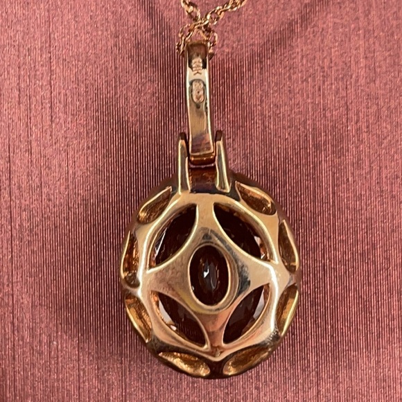 Morganite & Diamond 14kt Rose Gold Necklace - Picture 5 of 14